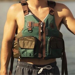 New Body Glove Adult L/XL Fishing and Paddling Vest 43"-55" Green‎ Outdoors